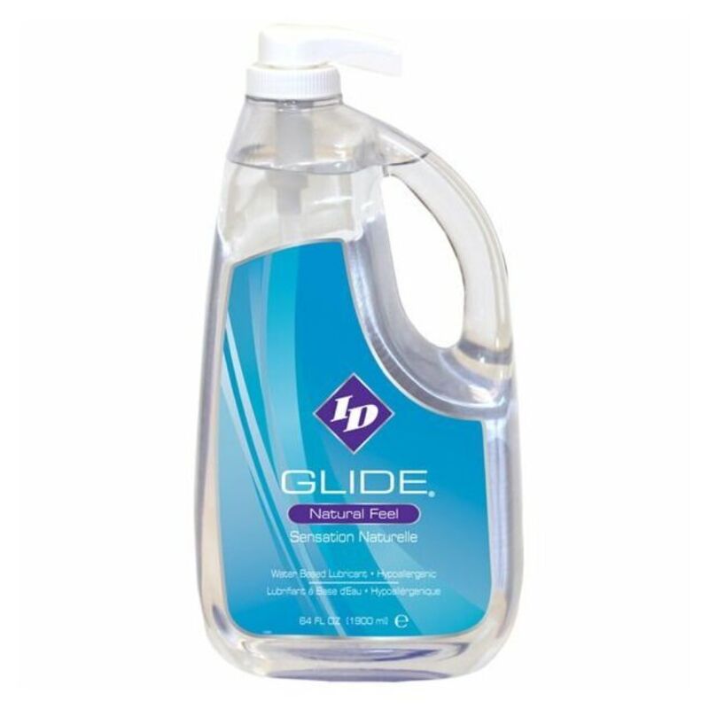 ID GLIDE LUBRIFICANTE a BASE DE aGUA SENSAyaO NATURAL HIPOALERGeNICA 1900 ML