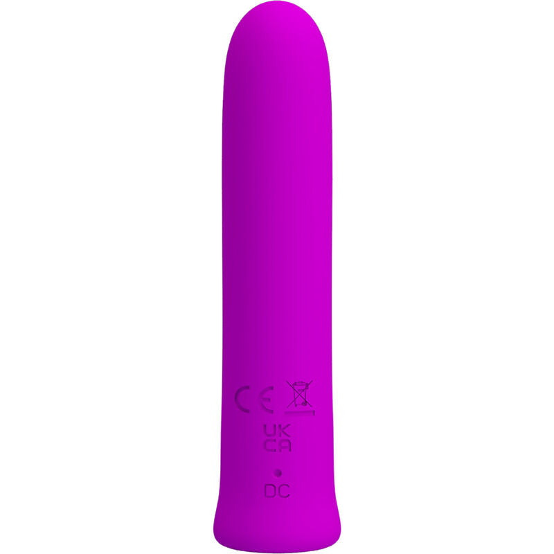 PRETTY LOVE VIBRADOR CURTIS MINI SUPER POWER 12 VIBRAoES DE SILICONE VIOLETA