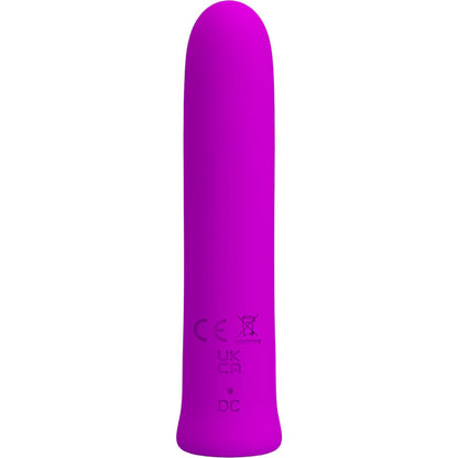 PRETTY LOVE VIBRADOR CURTIS MINI SUPER POWER 12 VIBRAoES DE SILICONE VIOLETA