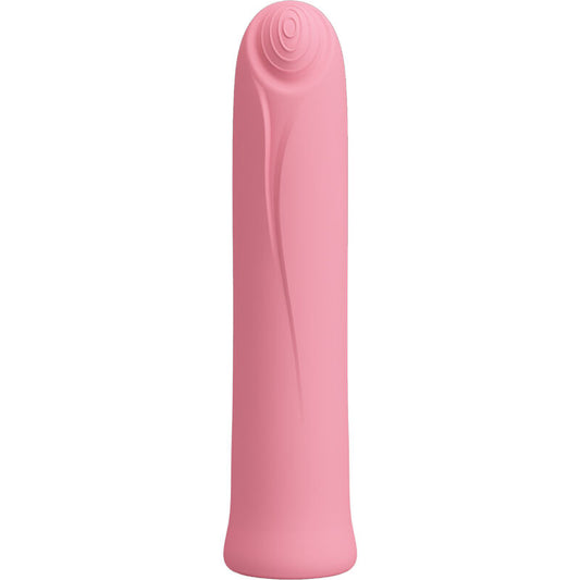 PRETTY LOVE VIBRADOR CURTIS MINI SUPER POWER 12 VIBRAoES DE SILICONE ROSA