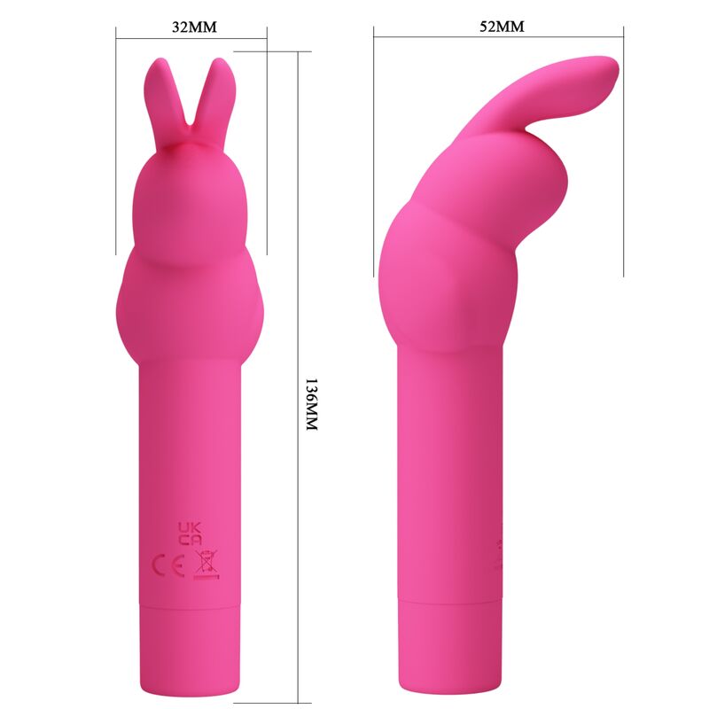 PRETTY LOVE VIBRADOR DE SILICONE GERARDO FUSCHIA COELHO