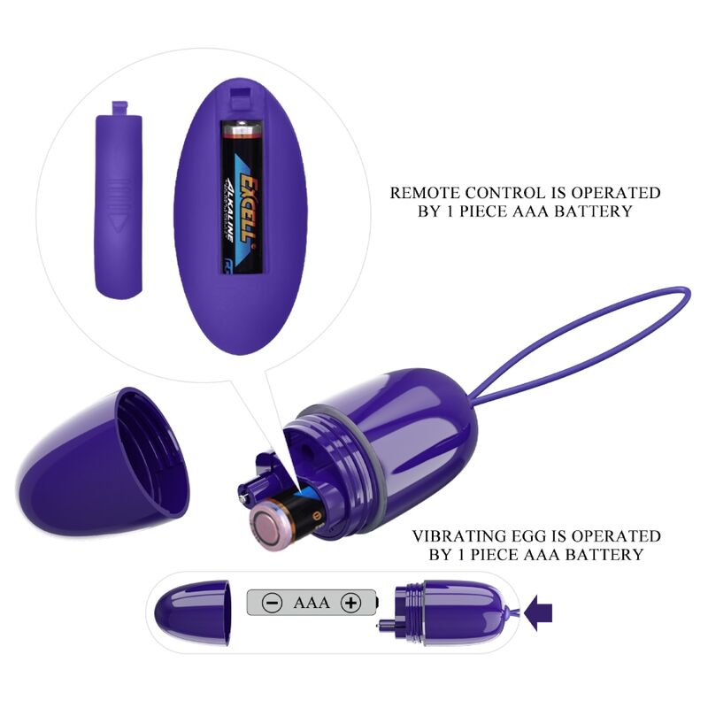 PRETTY LOVE SELKIE YOUTH MINI OVO VIBRAToRIO VIOLETA CONTROLE REMOTO