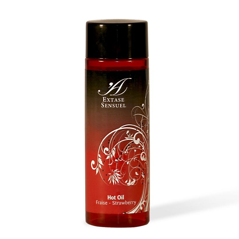 EXTASE SENSUEL HOT OIL STRAWBERRY 100ML