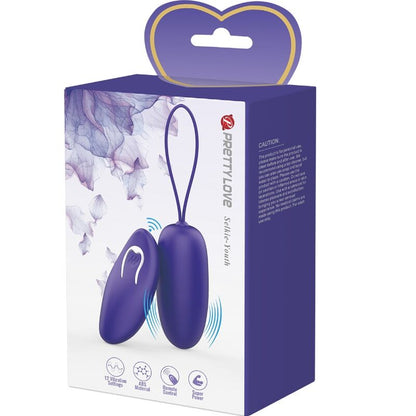 PRETTY LOVE SELKIE YOUTH MINI OVO VIBRAToRIO VIOLETA CONTROLE REMOTO