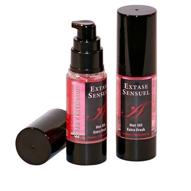 EXTASE SENSUEL HOT OIL EXTRA FRESH STRAWBERRY