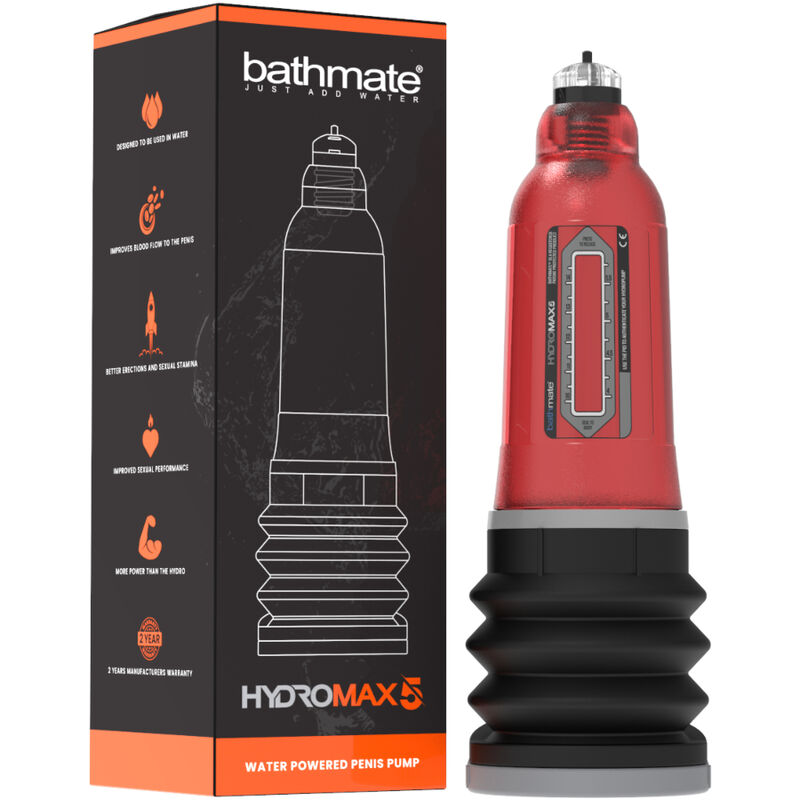 BATHMATE HYDROMAX 5 X20 VERMELHO