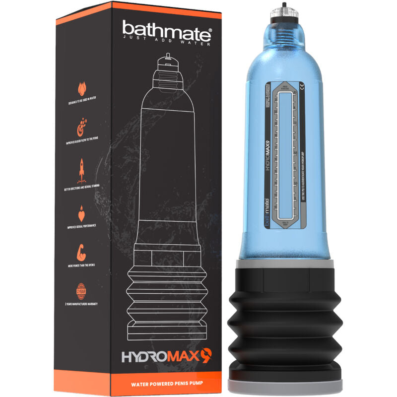 BATHMATE HYDROMAX 9 BOMBA DE AUMENTO DO PeNIS AZUL