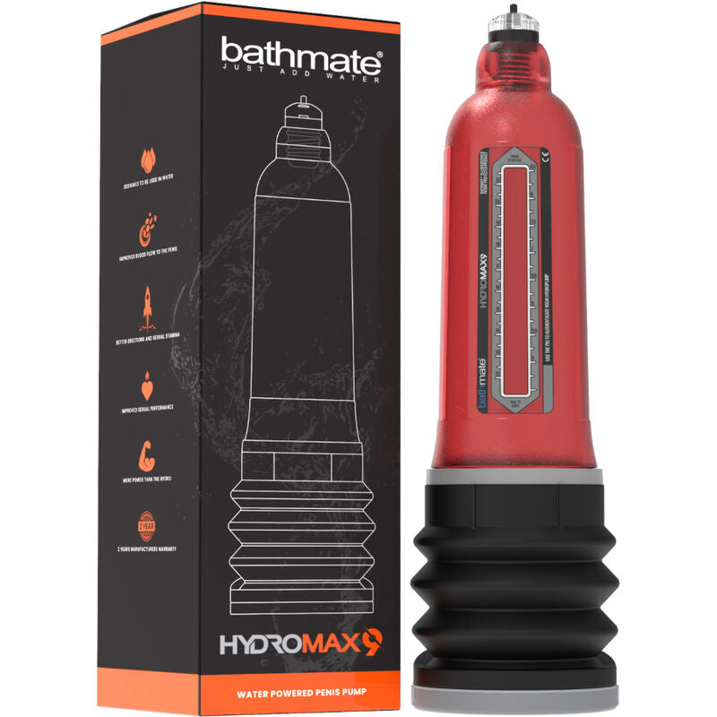 BATHMATE HYDROMAX 9 BOMBA DE AUMENTO DO PeNIS VERMELHA