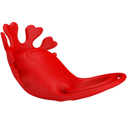 PRETTY LOVE ANEL VIBRADOR RUBEN 7 VIBRAoES SILICONE VERMELHO