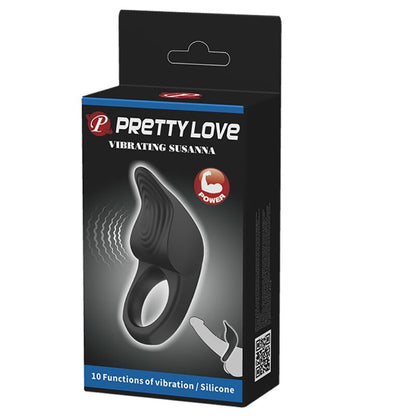 PRETTY LOVE ANEL PARA PeNIS VIBRANTE SUSANNA PRETO