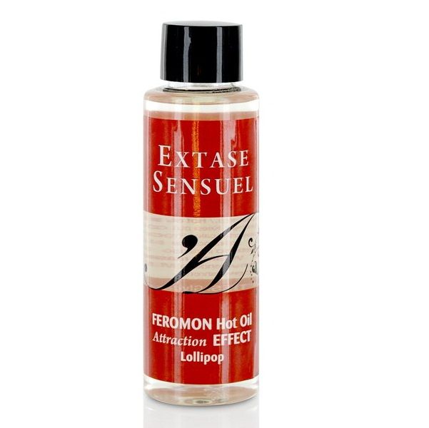 EXTASE SENSUEL FEROMON HOT OIL EFFECT DE ATRAyaO LOLLIPOP 100ML