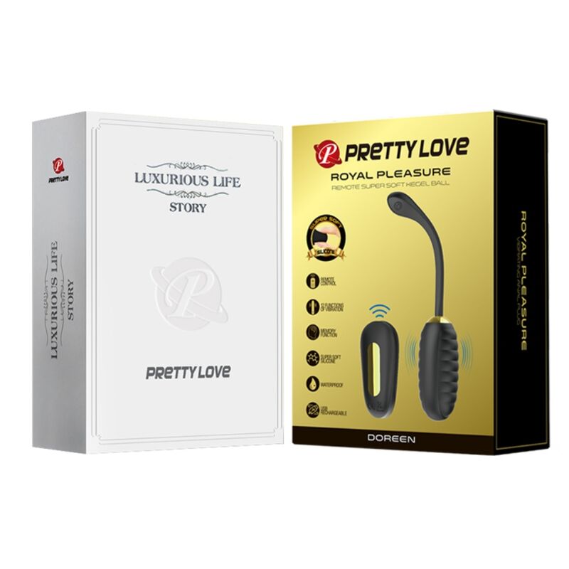 PRETTY LOVE OVO VIBRAToRIO RECARREGVEL DOREEN LUXURY PRETO