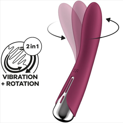 SATISFYER VIBRADOR ROTATOR G SPOT VIBE 1 G SPOT VERMELHO