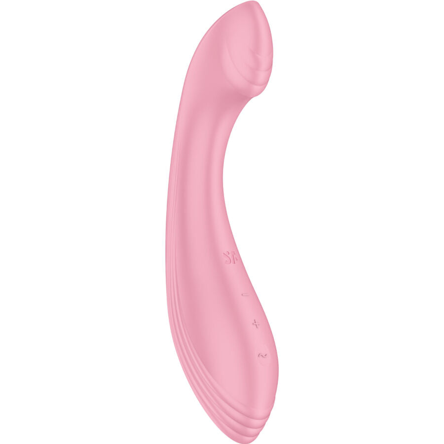 SATISFYER G FORCE ESTIMULADOR VIBRADOR G SPOT ROSA