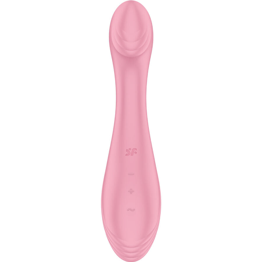 SATISFYER G FORCE ESTIMULADOR VIBRADOR G SPOT ROSA