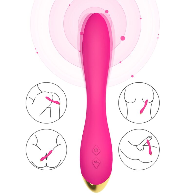 ARMONY FLAMINGO VIBRADOR MULTPOSIyaO FuCSIA