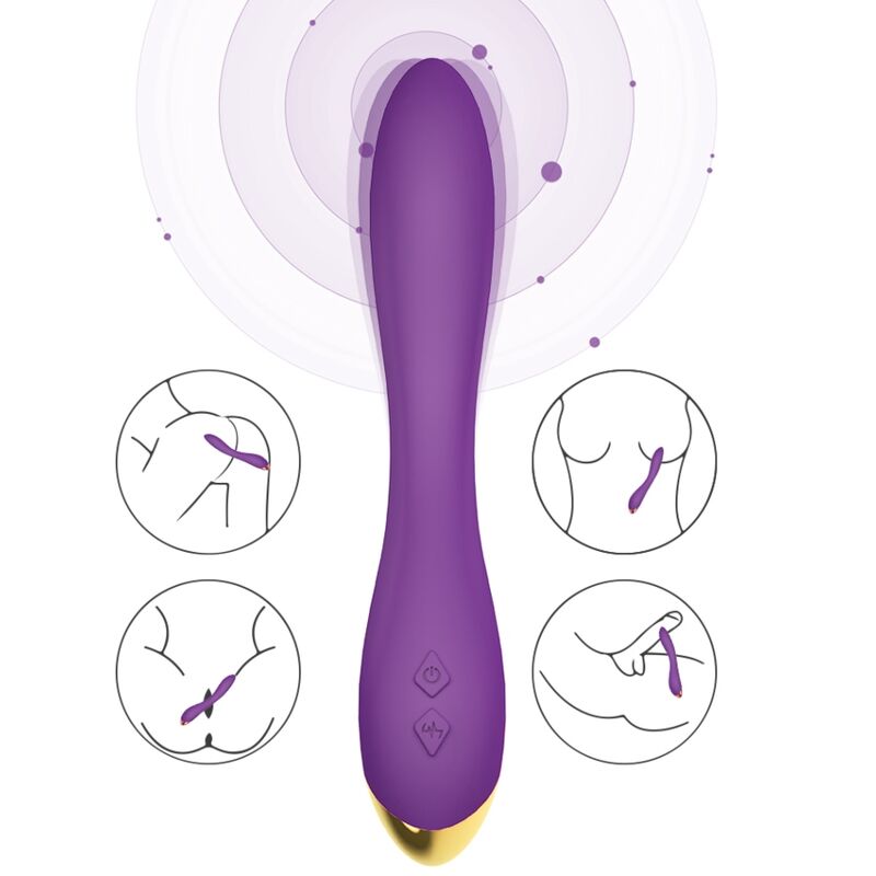 ARMONY FLAMINGO VIBRADOR MULTIPOSIyaO ROXO