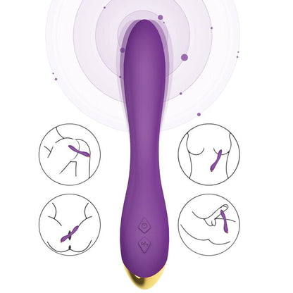 ARMONY FLAMINGO VIBRADOR MULTIPOSIyaO ROXO