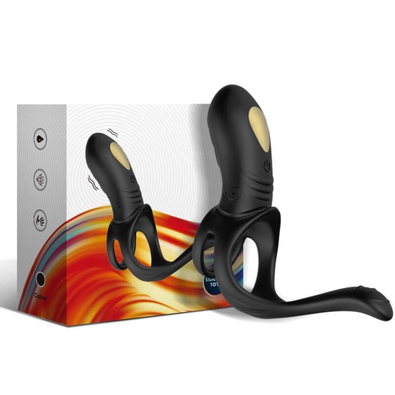 ARMONY JOY JUMPER ANILLO VIBRADOR PAREJAS PLUG ANAL NEGRO