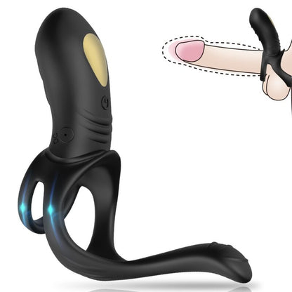 ARMONY JOY JUMPER ANILLO VIBRADOR PAREJAS PLUG ANAL NEGRO