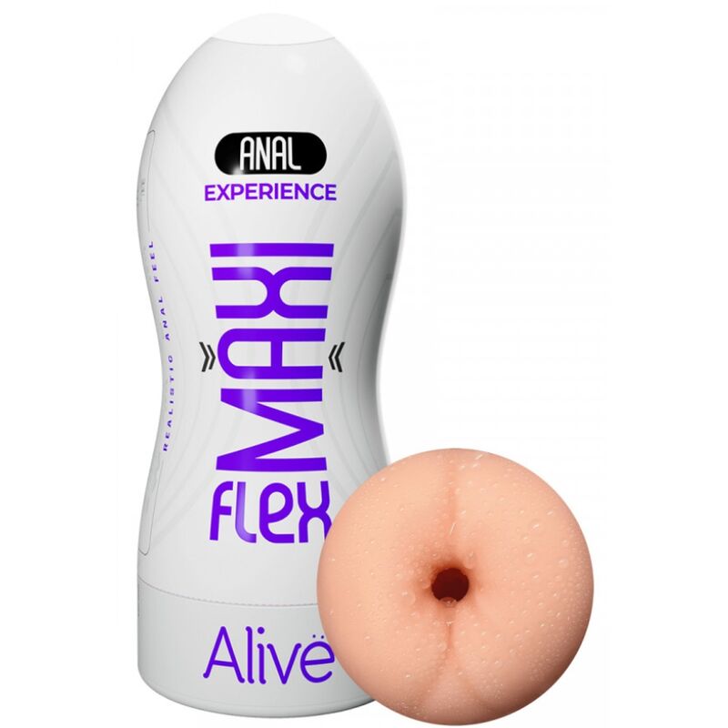 ALIVE MAXI FLEX MASTURBADOR MASCULINO ANAL TAMANHO L