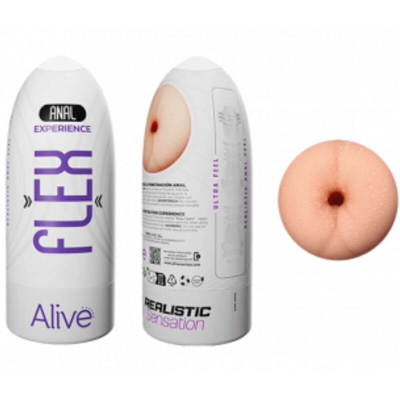 ALIVE FLEX MASTURBADOR MASCULINO ANAL TAMANHO M