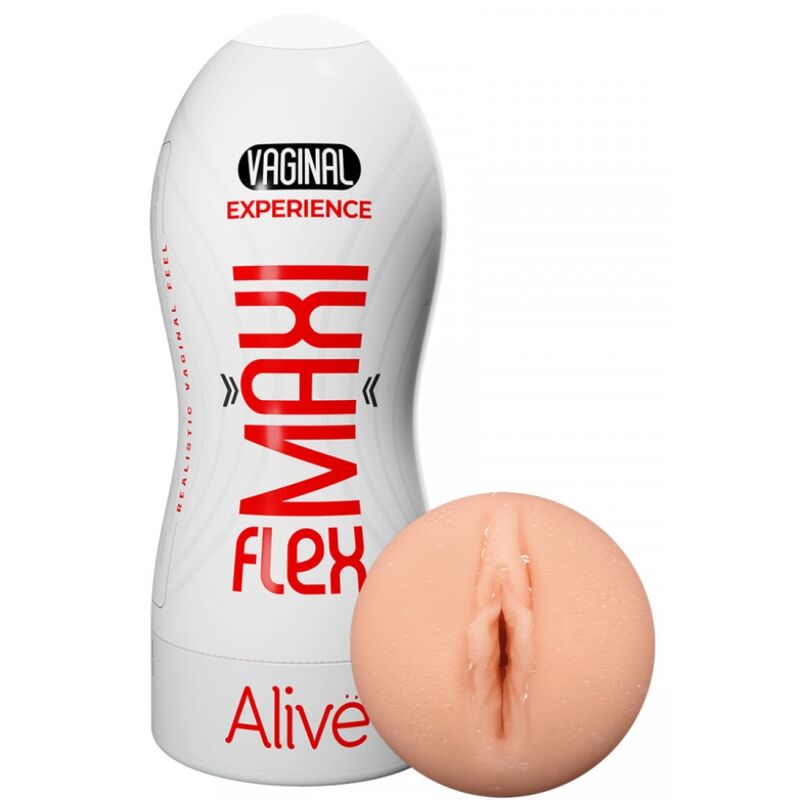 ALIVE MAXI FLEX MASTURBADOR MASCULINO VAGINAL TAMANHO L