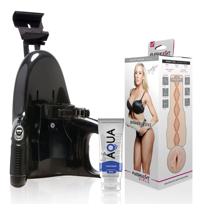 FLESHLIGHT BRANDI LOVE VAGINA LANyAMENTO UNIVERSAL LUBRIFICANTE AQUA QUALITY 50 ML