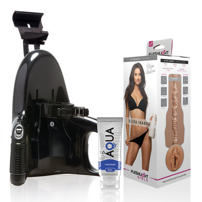 FLESHLIGHT ELIZA IBARRA VAGINA LANyAMENTO UNIVERSAL LUBRIFICANTE AQUA QUALITY 50 ML