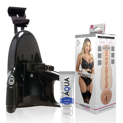 FLESHLIGHT MIA MALKOVA VAGINA LVL UP LANyAMENTO UNIVERSAL LUBRIFICANTE AQUA QUALITY 50 ML