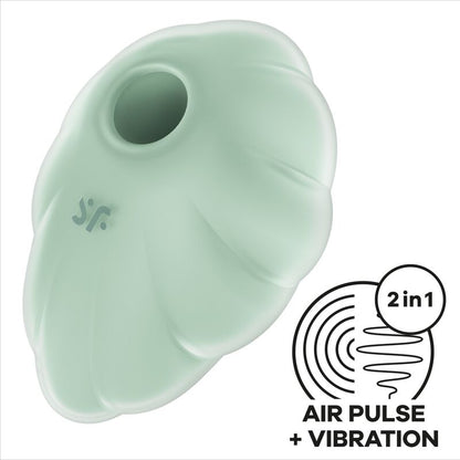 SATISFYER VIBRADOR DE PULSO DE AR VERDE CLOUND DANCER