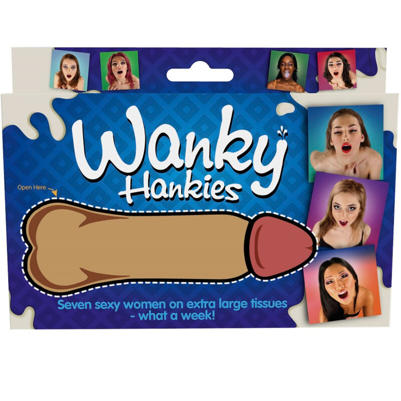 SPENCER FLEETWOOD WANKY HANKIES 7 LENyOS EXTRA GRANDES PARA MULHERES