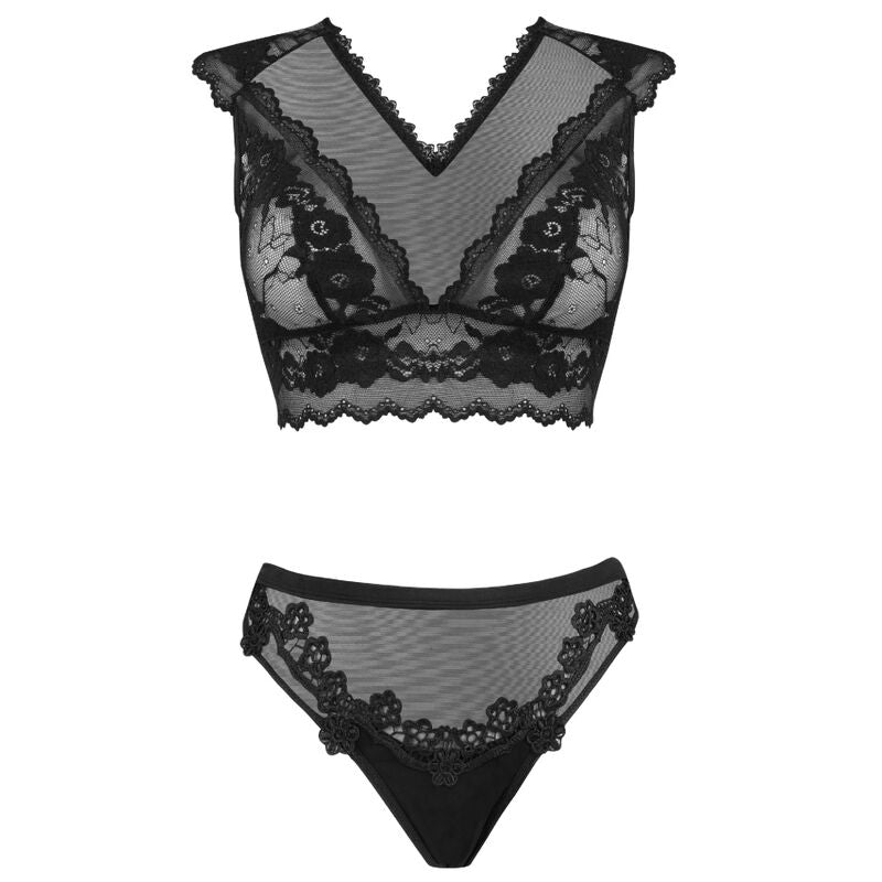 LIVCO CORSETTI FASHION TIMOSAN LC 90631 SUJETADOR PANTY NEGRO