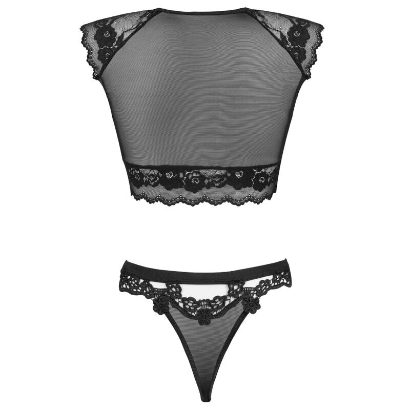 LIVCO CORSETTI FASHION TIMOSAN LC 90631 SUJETADOR PANTY NEGRO