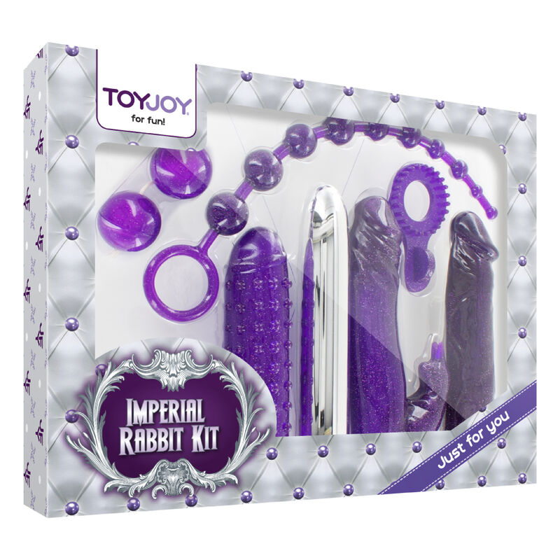 KIT DE COELHO TOYJOY IMPERIAL ROXO