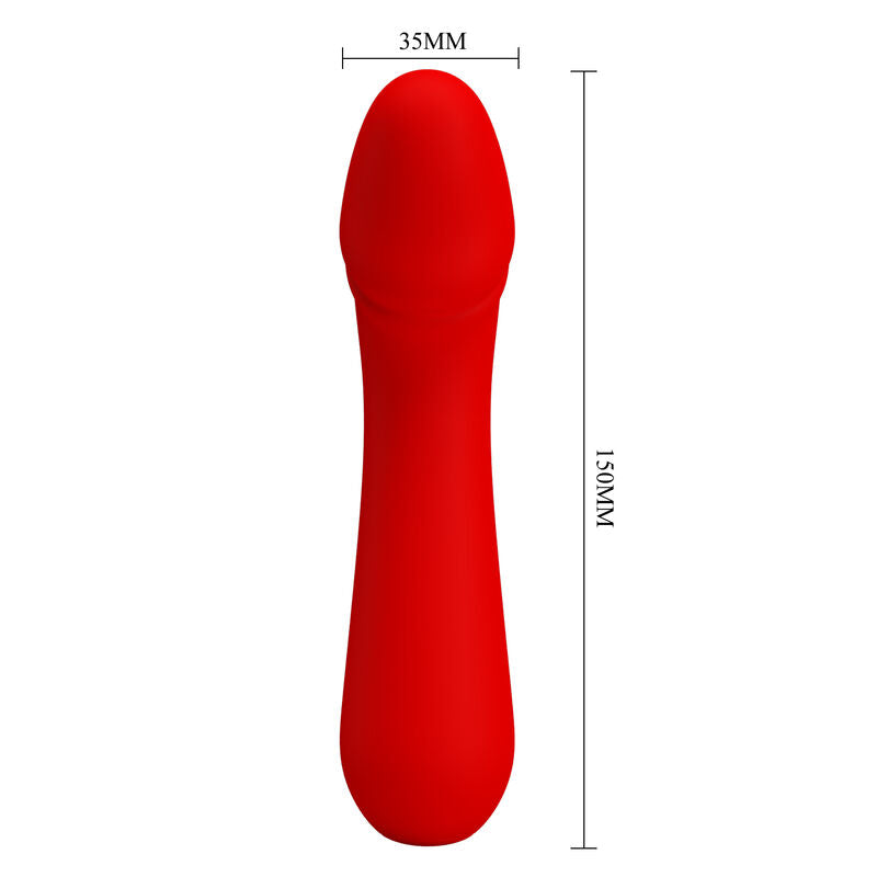 PRETTY LOVE VIBRADOR RECARREGVEL CETUS VERMELHO