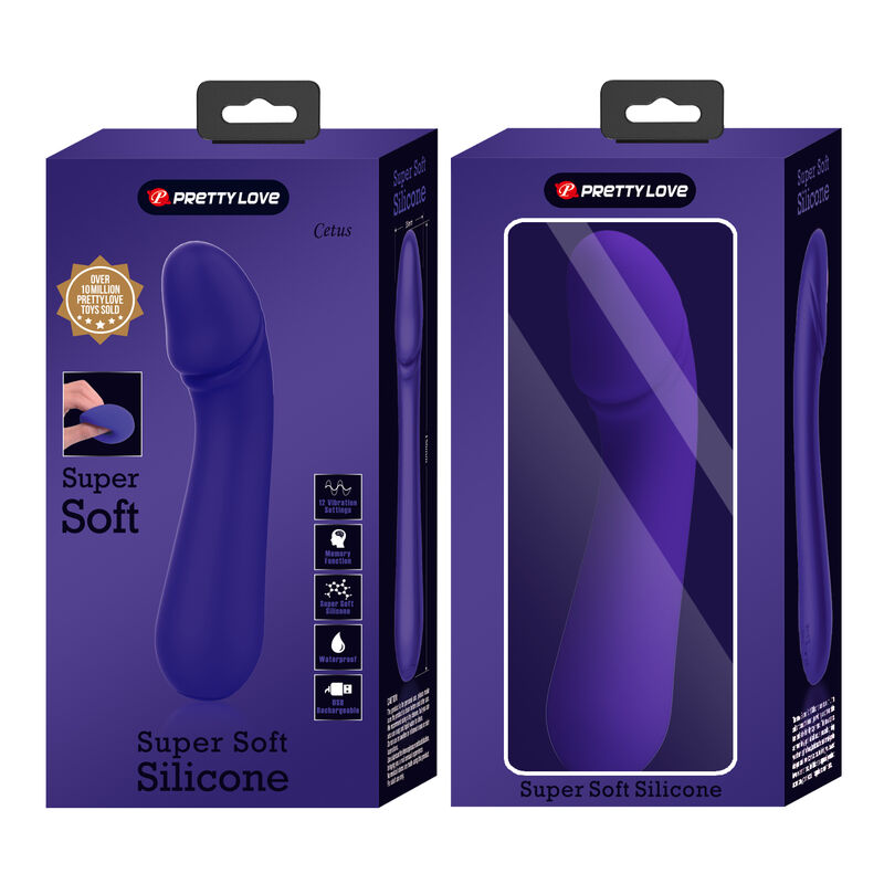 PRETTY LOVE VIBRADOR RECARREGVEL CETUS ROXO