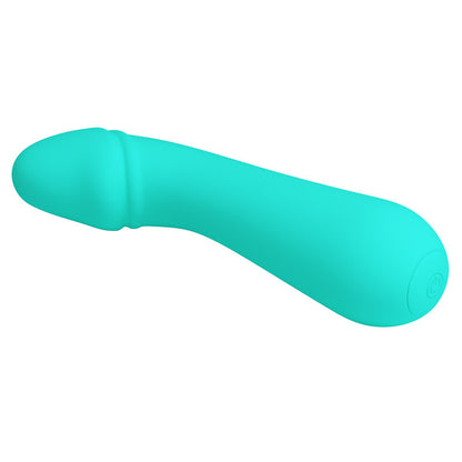 PRETTY LOVE VIBRADOR RECARREGVEL CETUS AQUA VERDE