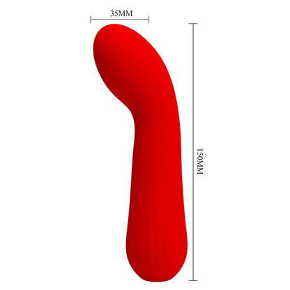 PRETTY LOVE VIBRADOR RECARREGVEL FAUN VERMELHO