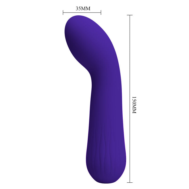 PRETTY LOVE VIBRADOR RECARREGVEL FAUN ROXO