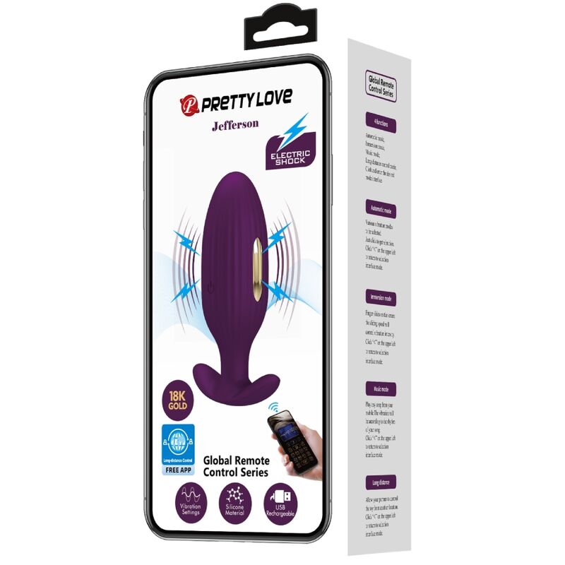 PRETTY LOVE PLUG ANAL CONTROLADO POR APLICATIVO JEFFERSON ROXO