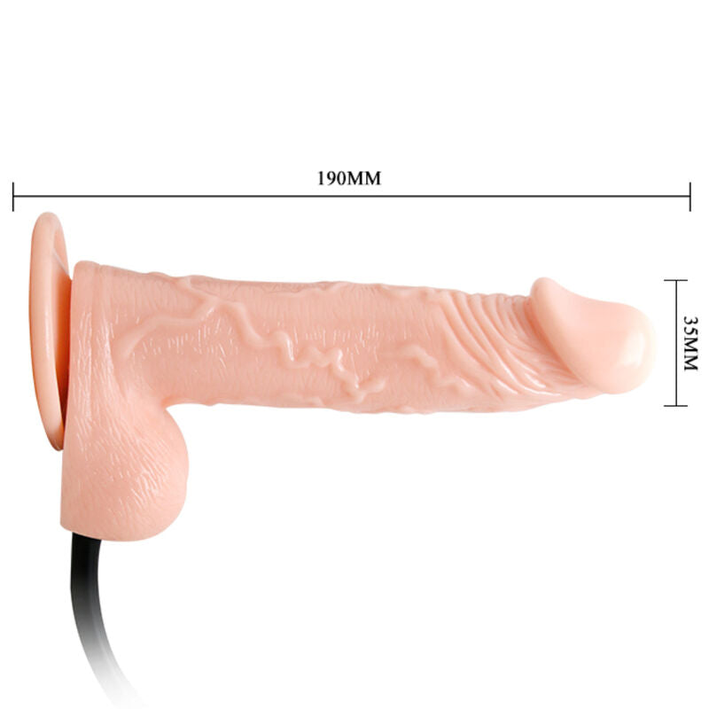 DANyA DILDO INFLaVEL REALISTA COM VENTOSA 15 CM