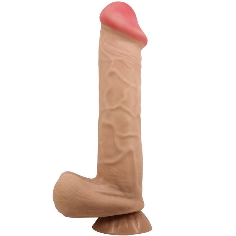 PRETTY LOVE SeRIE SLIDING SKIN DILDO REALiSTICO COM VENTOSA DESLIZANTE PELE CARNE 26 CM