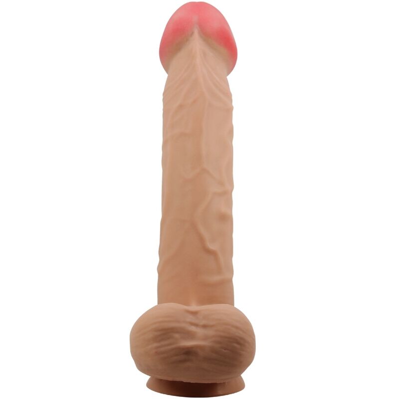 PRETTY LOVE SeRIE SLIDING SKIN DILDO REALiSTICO COM VENTOSA DESLIZANTE PELE CARNE 26 CM