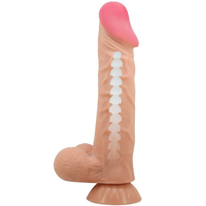 PRETTY LOVE SeRIE SLIDING SKIN DILDO REALiSTICO COM VENTOSA DESLIZANTE PELE 24 CM