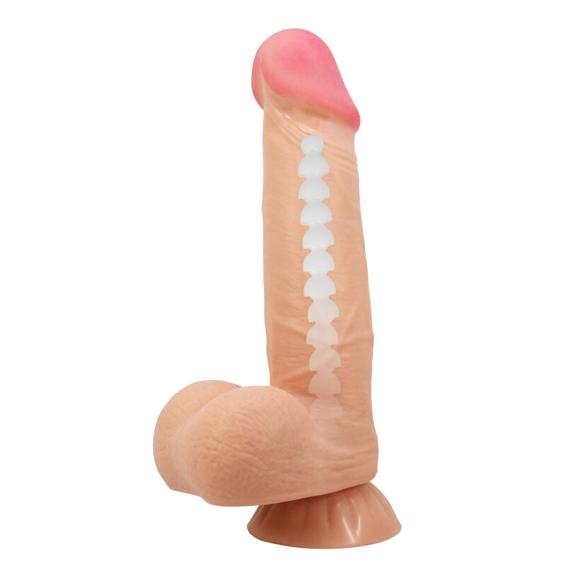 PRETTY LOVE SeRIE SLIDING SKIN DILDO REALiSTICO COM VENTOSA DESLIZANTE PELE 218 CM