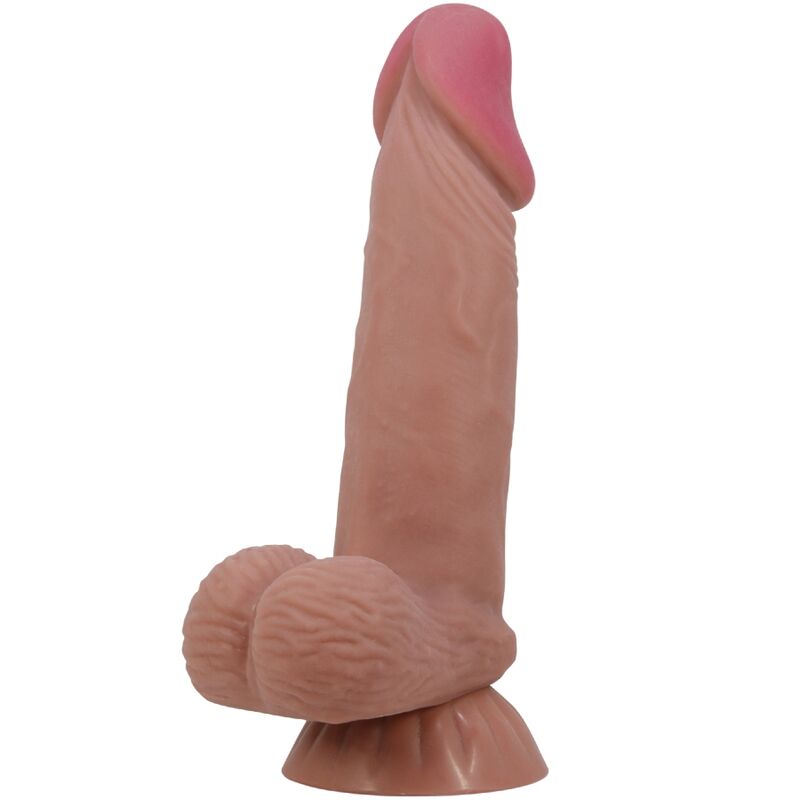 PRETTY LOVE SeRIE SLIDING SKIN DILDO REALiSTICO COM VENTOSA DESLIZANTE PELE MARROM 194 CM