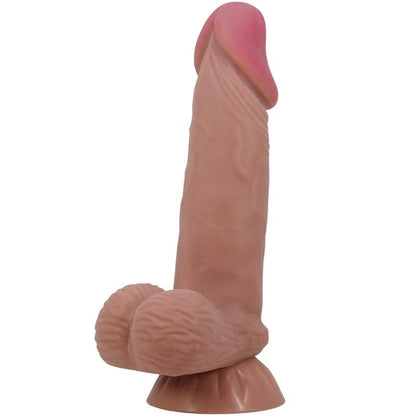 PRETTY LOVE SeRIE SLIDING SKIN DILDO REALiSTICO COM VENTOSA DESLIZANTE PELE MARROM 194 CM