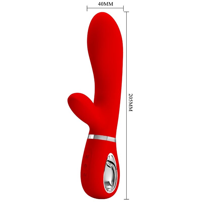 PRETTY LOVE VIBRADOR MULTIFUNO G SPOT THOMAS VERMELHO