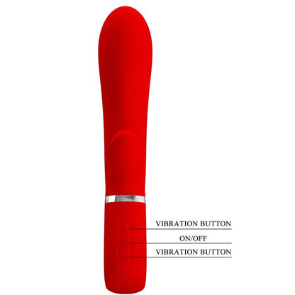 PRETTY LOVE VIBRADOR MULTIFUNO G SPOT THOMAS VERMELHO